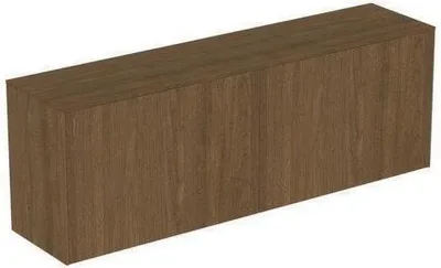 Produktbild von Schubladenfront CONCA links für WTU, 780x536mm Walnuss dunkel Walnuss dunkel