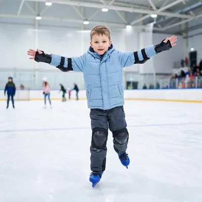Productafbeelding van Inlineskates voor kinderen 6 stuks - verstelbare kniebeschermers - elleboog- en polsbeschermers - veilig skaten