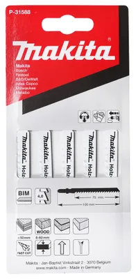 Produktbild von Makita 5x Stichsägeblatt HGS14BI - P-31588