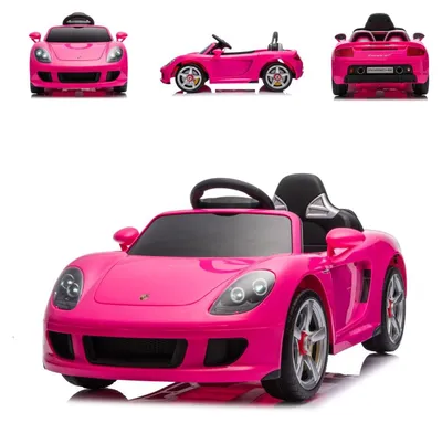 Obrázek produktu pro Dětské elektrické autíčko Chipolino Porsche Carrera GT s dálkovým ovládáním, Bluetooth, 2 motory, růžové