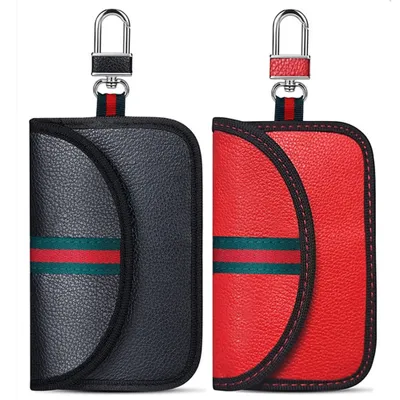 Produktbild von Keyless Go Protection, Balení 2 kusů Keyless Go Protection Car Key Bag, Key Bag Car Key RFID Key Case Kryt rádiového klíče pro trezor na klíče od auta, B