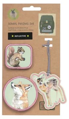 Produktbild von Lässig Anhänger & Patches 3er Set, Wald