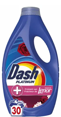Produktbild von Dash Flüssigwaschmittel – 30 sc 1,35 l – Platinum – Jasmin & Rose de Mai