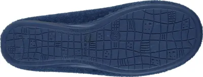 Produktbild von Manitu Damen Hausschuh Slipper Ballerina Filz Schleife 340083, Größe:41 EU, Farbe:Blau