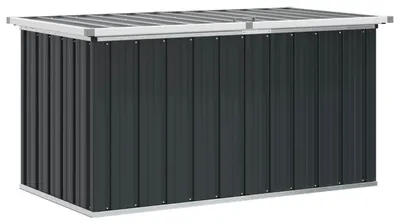 Zdjęcie produktu dla Skrzynia ogrodowa do przechowywania, antracytowa, 129x67x65 cm