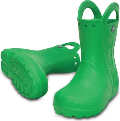 Zdjęcie produktu dla Crocs Handle It, Kozaki, Kalosze, Uni , Dziecko, Zielony, Monochromatyczny