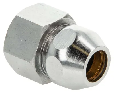 Produktbild von tecuro gerade Quetschverschraubung Ø 12 mm x G 1/2 Zoll IG, flachdichtend, Messing verchromt