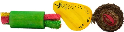 Image de Pawise Rongeurs Jouets en bois Wooden Loofah Pretty Toys
