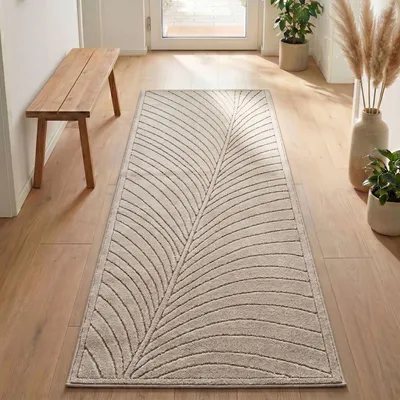 Immagine prodotto di Carpetsale24 Tappeto da Esterno Design Boho Moderno Effetto 3D Resistente ai Raggi UV Ideale per Terrazza Soggiorno Cucina, Dimensioni: 80x250 cm