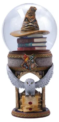 Schneekugel Harry Potter Hogwarts, 19,5 cm, Glas