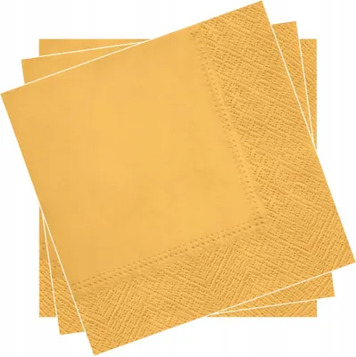Image de serviettes 3 plis 20 pièces Jaune (jaune tournesol)
