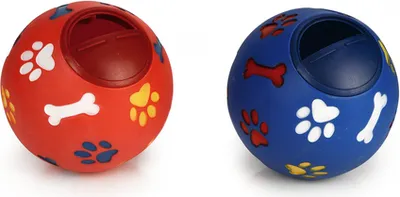 Produktbild von Beeztees Snackball - Hundespielzeug - Einstellbar - Farblich Sortiert - Durchm. 15 cm