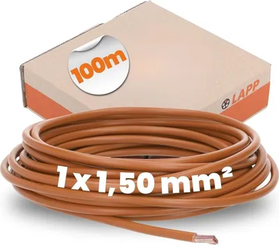 Immagine prodotto di LAPP 4520031 Litze H07V-K 1 x 1.50 mm² Braun 100 m (4520031)
