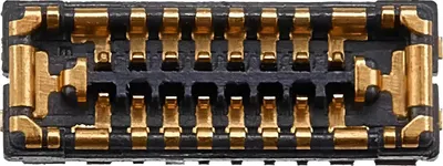 Produktbild von Clappio, FPC-Power-Flex-Connector iPhone 16 Pro / 16 Pro Max 52-Pin, Schwarz