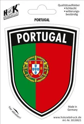 Produktbild von PVC Aufkleber - PORTUGAL - 301300/1 - Gr. ca. 7,9 x 10 cm