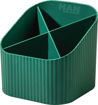 Produktbild von HAN Stiftehalter KARMA grün Polystyrol 11.1 x 11.1 10.5 cm
