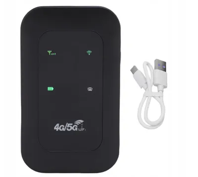 Zdjęcie produktu dla Przenośny Router Mobilny 4G 5G Wifi 300Mbps 2100 Mah Na Kartę Sim