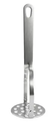 Produktbild von Bavary Pureestamper aus Edelstahl mit perforierter Stempelsohle