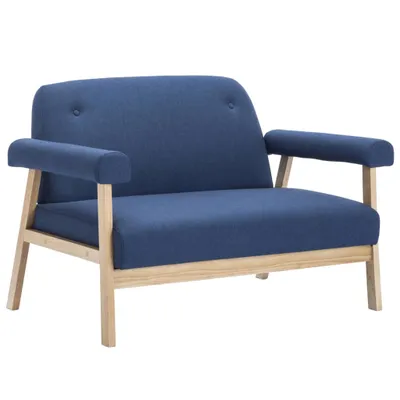 Produktbild von 2-Sitzer-Sofa Stoff Blau
