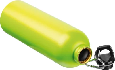 Produktbild von Edelstahl Trinkflasche / mit Karabiner / 750ml / Farbe hellgrün