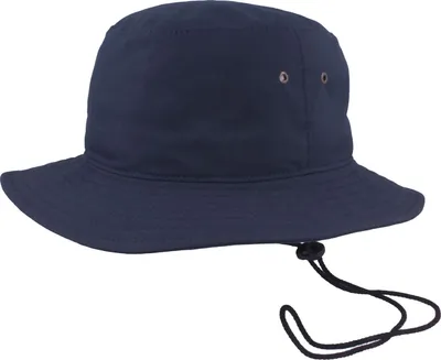 Flapper mit Kinnband und UV-Schutz 40+ von Hut-Breiter in blau