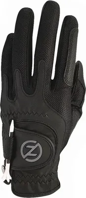 Zdjęcie produktu dla Męskie kompresyjne rękawice golfowe Zero Friction, syntetyczne rękawice golfowe w jednym rozmiarze, męskie, czarne
