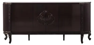 Produktbild von Sideboard Braun Farbe Klassischer Stil Holz-Sideboard Holzbeine Neu