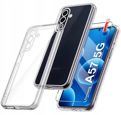 Zdjęcie produktu dla Etui bezbarwne do Samsung A57 5G WZMACNIANE CLEAR CASE 2MM + Szkło 9H
