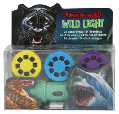 Obrázok produktu pre DEPESCHE Adventure World Projektorová baterka Wild Light zelená 24 motívov