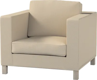 Produktbild von Dekoria Bezug für Karlanda Sessel, kurz, beige, Bezug für Karlanda Sessel