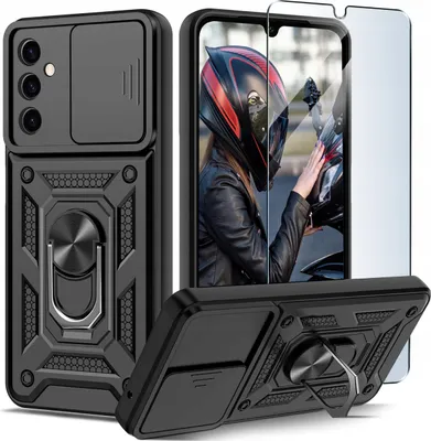 Produktbild von Hülle für Samsung Galaxy A16 5G PANCERNE SLIDE RING VERSTÄRKT + GLAS 9H