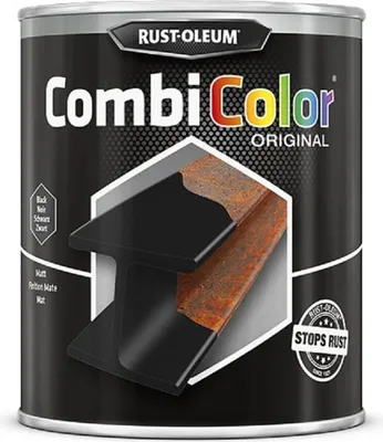 Produktbild von Rust-Oleum CombiColor Original Matt Schwarz 750ml Dose