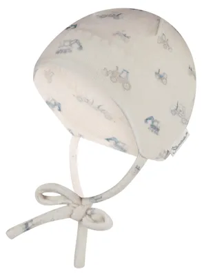 Produktbild von Sterntaler Beanie aus Nicky mit Fahrzeug-Print – mit angeschnittenen Ohrenklappe