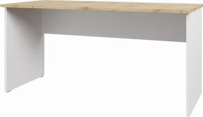Obrázek produktu pro Kancelářský psací stůl NEJBY GIANNI, bílá/dub wotan