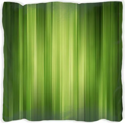Produktbild von Wallario Premium Kissen, weiche Oberfläche, mit Motiv Grün und schwarz gestreift - Abstraktes Streifenmuster, Größe: 60 x 60 cm, mit weißer Rückseite