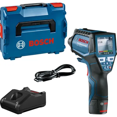 Immagine prodotto di Rilevatore termico Bosch GIS 1000 C, 1 batteria GBA 12V 2,0Ah, L-BOXX, 1 pz.