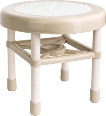 Obrázek produktu pro Plastová stolička Strend Pro, mini, kulatá, stupínková, průměr 325x285 mm