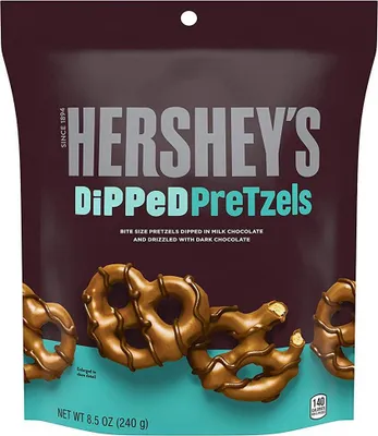 Produktbild von Hershey's Dipped Pretzels Milk Chocolate (6 x 240g)