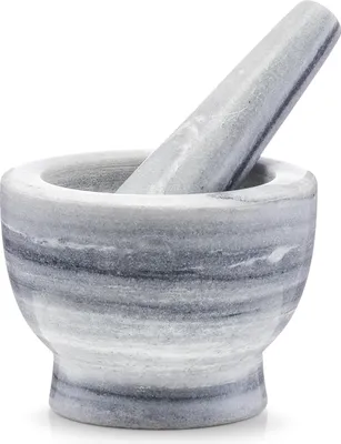 Produktbild von zeller Mörser & Stößel-Set MARMOR DH 12x9 cm