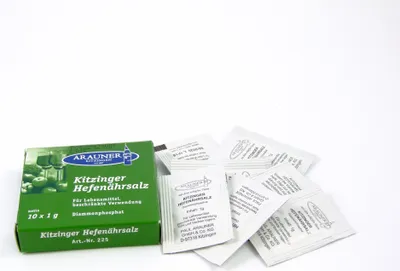 Produktbild von Hefenährsalz 10 x 1g - Hefenährsalzen, Nährstoff für Weinhefe, Hefe Nährsalz