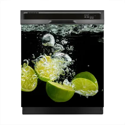 Produktbild von Aufkleber sticker 60x60 cm Dekorative folie Spülmaschine - Früchte Spritzen