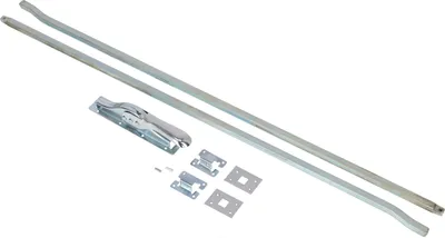Obrázok produktu pre KOTARBAU® Garážový zámok pozinkovaný biely pre výklopné dvere 215 cm