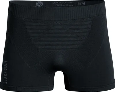 Produktbild von Stark Soul® Sport Boxershorts Herren Seamless Sportunterwäsche -Performance-, leicht und Atmungsaktiv – Schwarz – Gr: M/L