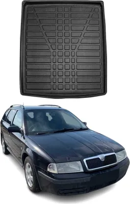 Produktbild von Kofferraumwanne Laderaumwanne für Skoda Octavia 2000-2004 Gummi TPE Schwarz