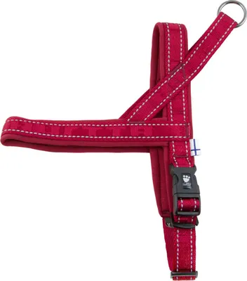 Image de Harnais Hurtta Casual Norweger, couleur : bordeaux, tour de poitrine : 100 cm