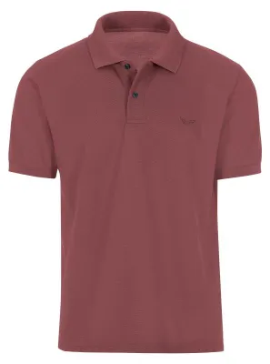 Immagine prodotto di Camicia polo da donna Trigema in piqué, maniche corte, chiusura con bottoni, colore mahogani, taglia 3XL
