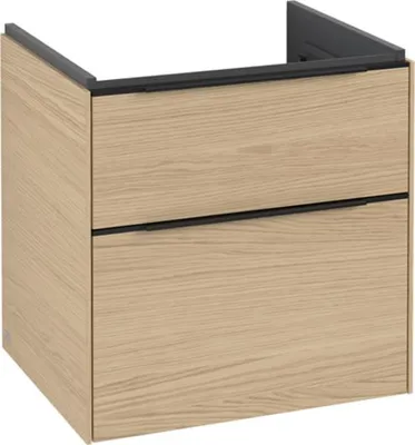 Image de Villeroy & Boch Subway 3.0 armoire sous lavabo, 2 tiroirs, 572x576x478mm, C57801VJ