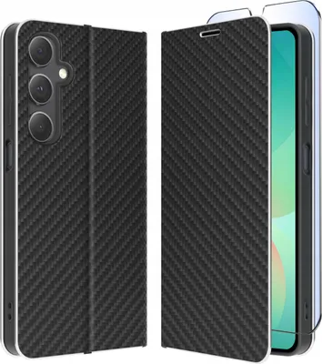 Imagen del producto de Funda para Samsung A26 5G | Tipo cartera, con protección de pantalla de vidrio 9H