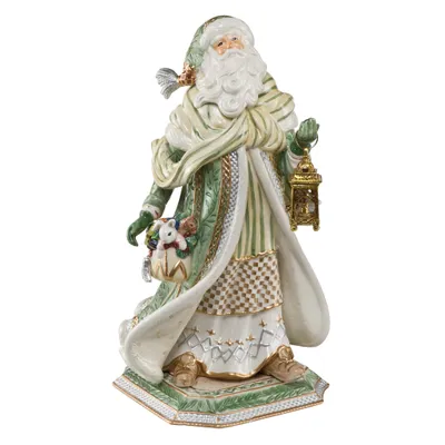 Immagine prodotto di Goebel Santa im grünen Mantel Fitz and Floyd Fitz & Floyd Christmas Collection 51000351