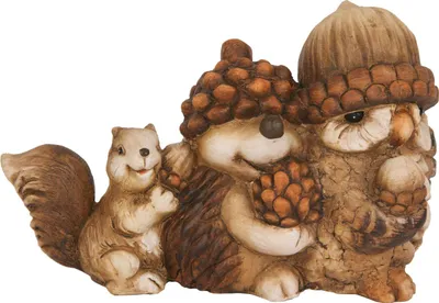 Produktbild von TrendLine Dekofigur Tiere Herbst Terracotta 20 x 13 cm braun